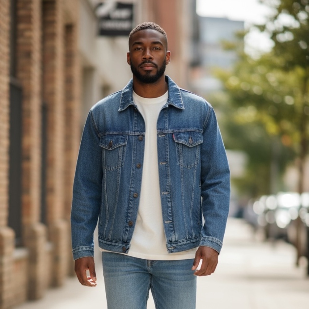Ada Men's Denim Blue Slim Jeans
